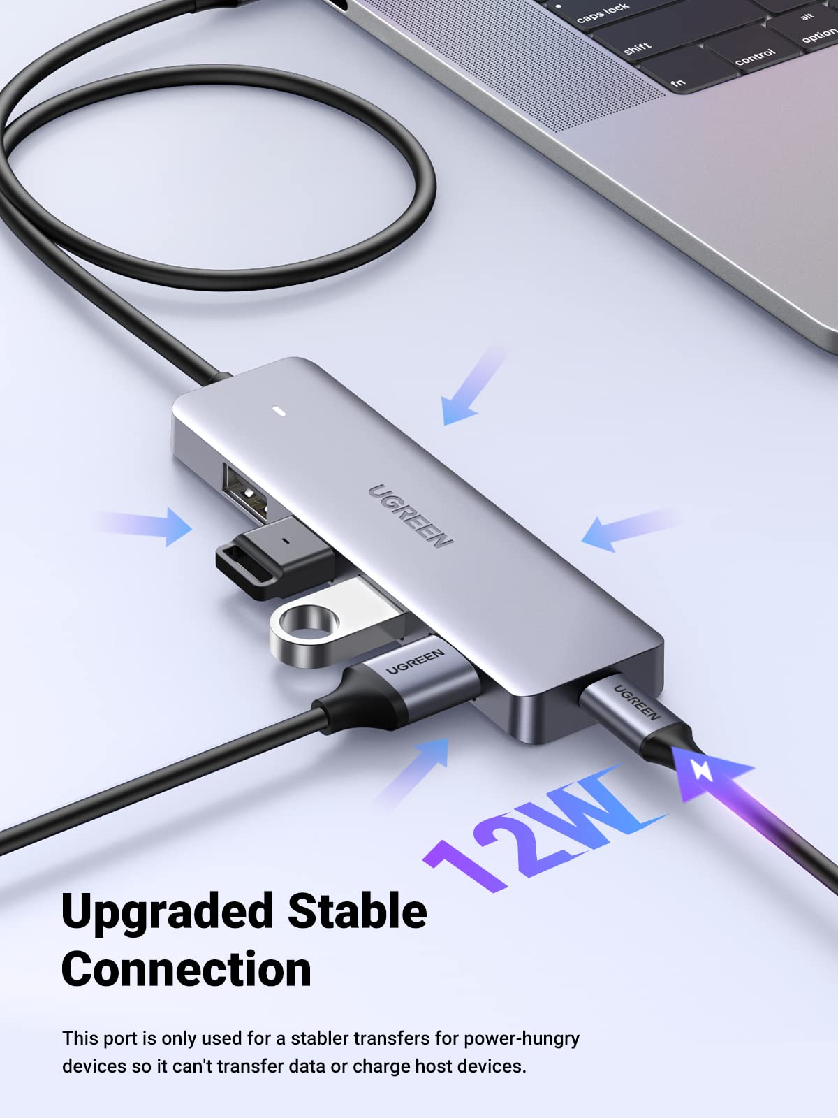 Foto 8 pulgar | Hub USB-C Ugreen de 4 Puertos USB 3.0 para Portátil MacBook Pro - Venta Internacional