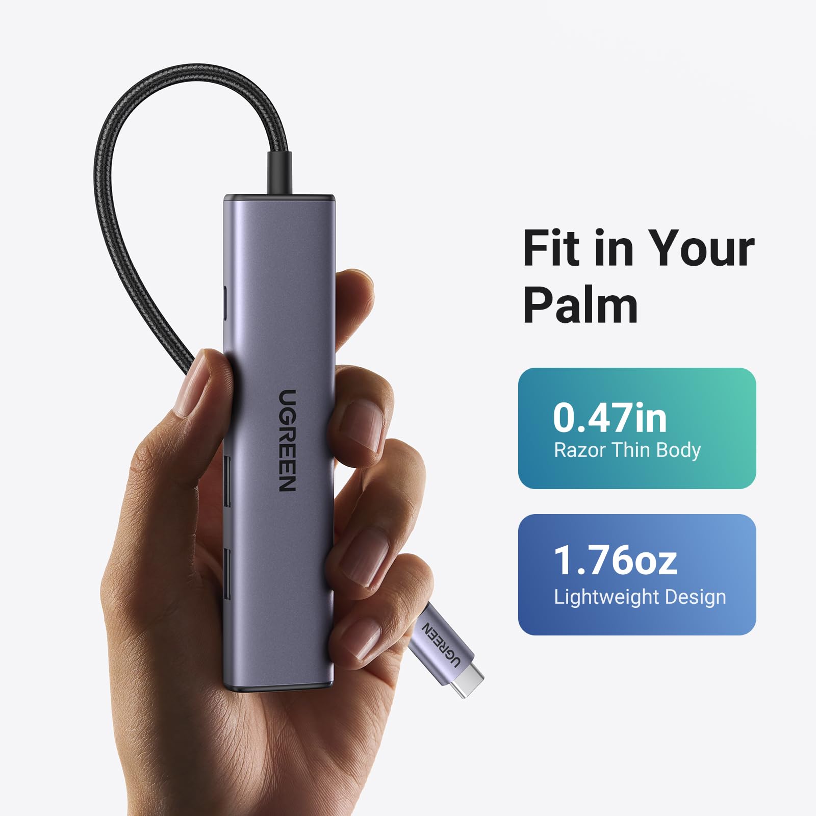 Foto 6 | Hub USB-C Ugreen Revodok 105 5 en 1 con 4K HDMI 100 W Pd - Venta Internacional