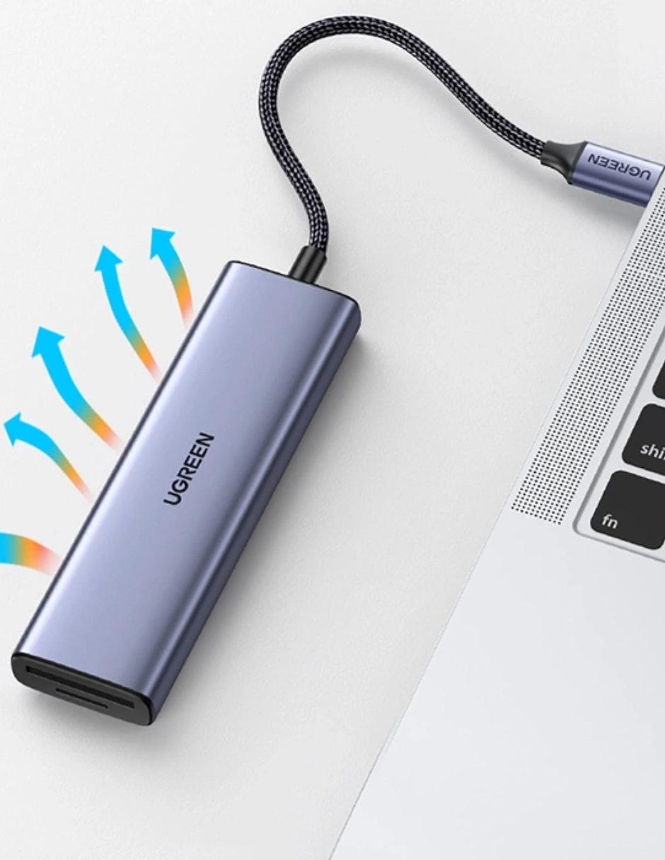 Foto 4 pulgar | Hub 6 En 1 Ugreen Usb-c A 1 Hdmi, 3 Usb A, 2 Sd/tf 5gbps