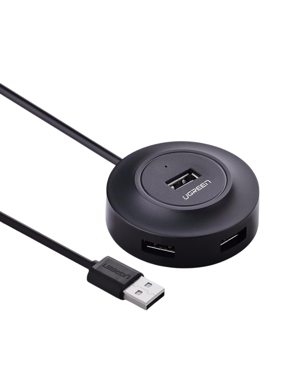 Foto 1 | Hub 4 En 1 Ugreen Cr106 Usb-a A Usb-a 480 Mbps Color Negro