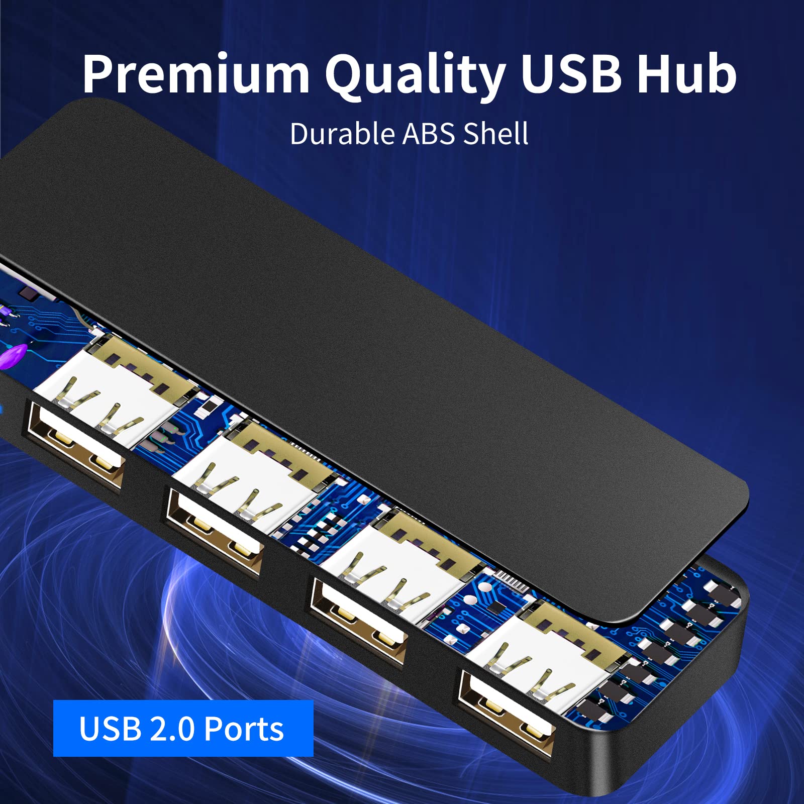 Foto 5 pulgar | Adaptador USB Hub Herfair de 4 Puertos - Venta Internacional