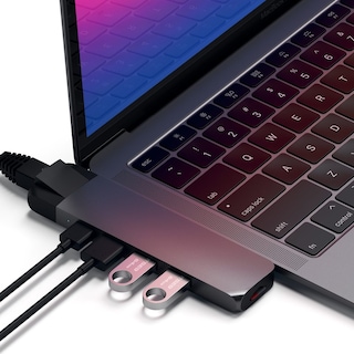 Foto 4 | Adaptador De Acoplamiento Satechi Type-c Pro Hub Con Ethernet Space Grey - Venta Internacional.