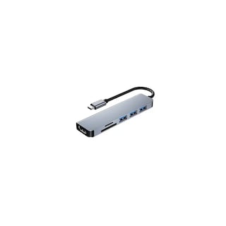 Foto 1 | Hub Adaptador Usb Tipo C Usb 3.0 Hdmi Microsd - Venta Internacional.
