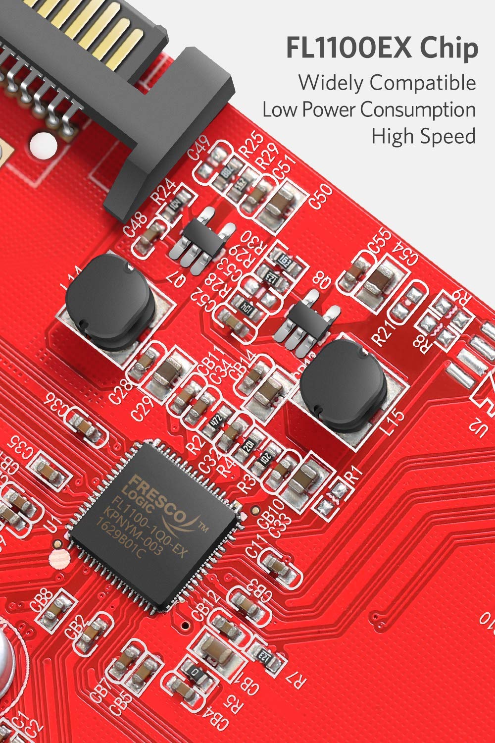 Foto 6 pulgar | Tarjeta Pci Express Pci-e A Usb 3.0 (4 Puertos) Inateck Roja - Venta Internacional.