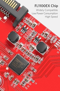 Foto 5 | Tarjeta Pci Express Pci-e A Usb 3.0 (4 Puertos) Inateck Roja - Venta Internacional.