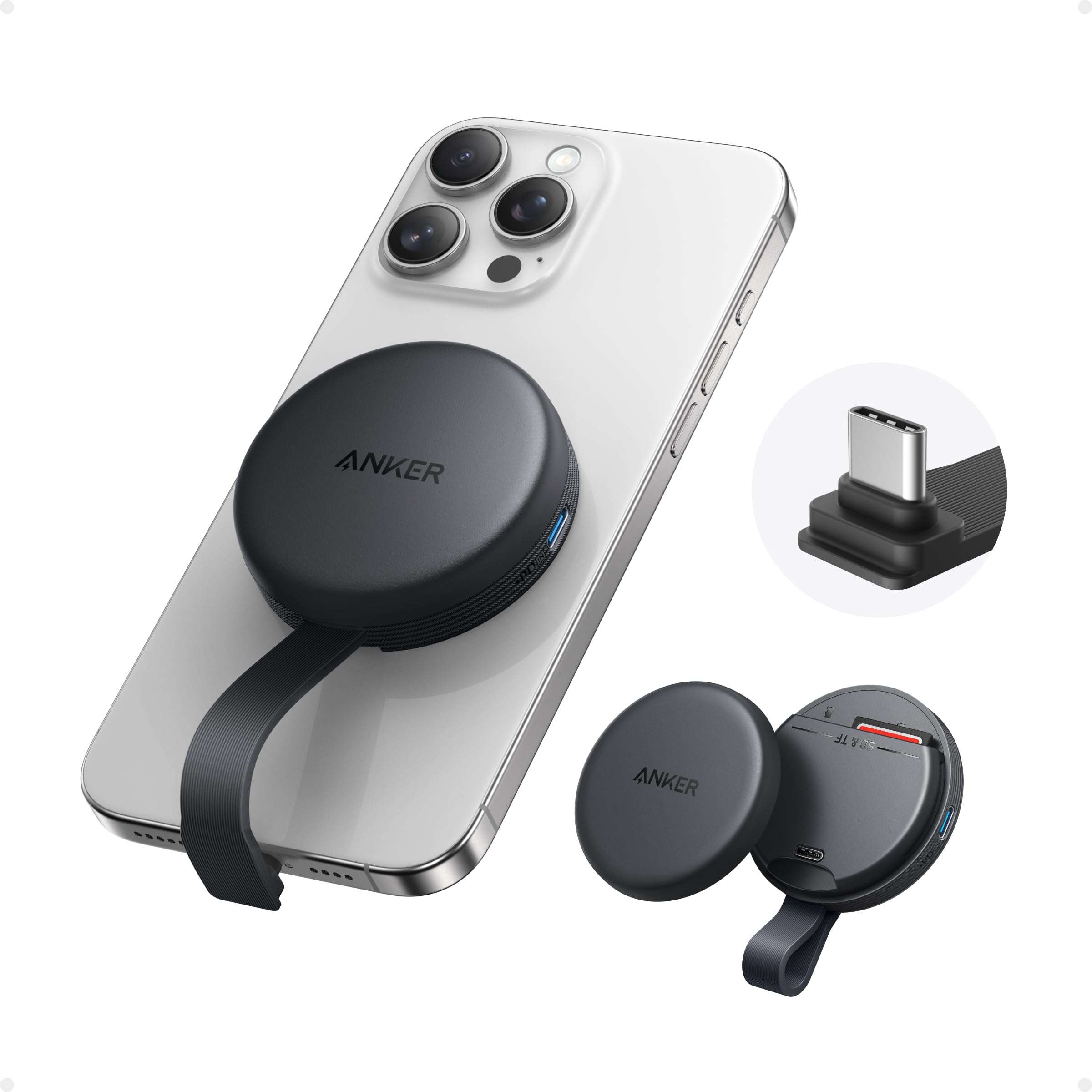 Foto 2 pulgar | Adaptador Usb-c Anker Maggo, Lector De Tarjetas Sd Para Iphone 16/15 - Venta Internacional.