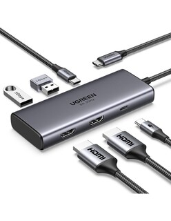 Foto 2 | Hub Usb-c 6 En 1 Ugreen 2 Usb-a, 2 Usb-c, 2 Hdmi 4k/60hz