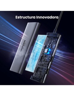 Foto 6 | Hub Usb-c 6 En 1 Ugreen 2 Usb-a, 2 Usb-c, 2 Hdmi 4k/60hz