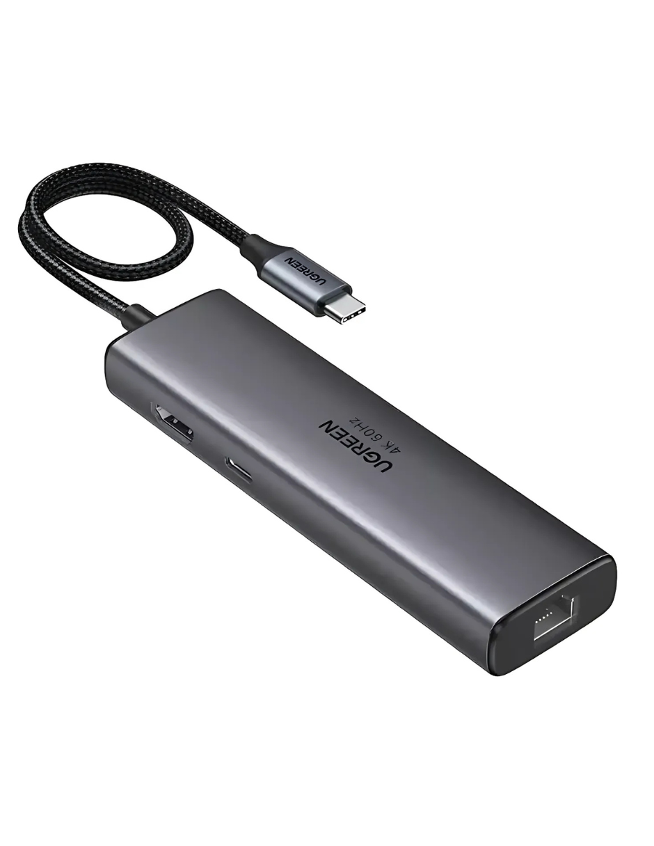 Foto 2 pulgar | Hub Usb-c 6 En 1 Ugreen 2 Usb-a, 2 Usb-c, 1 Hdmi 4k/60hz Y 1 Ethernet