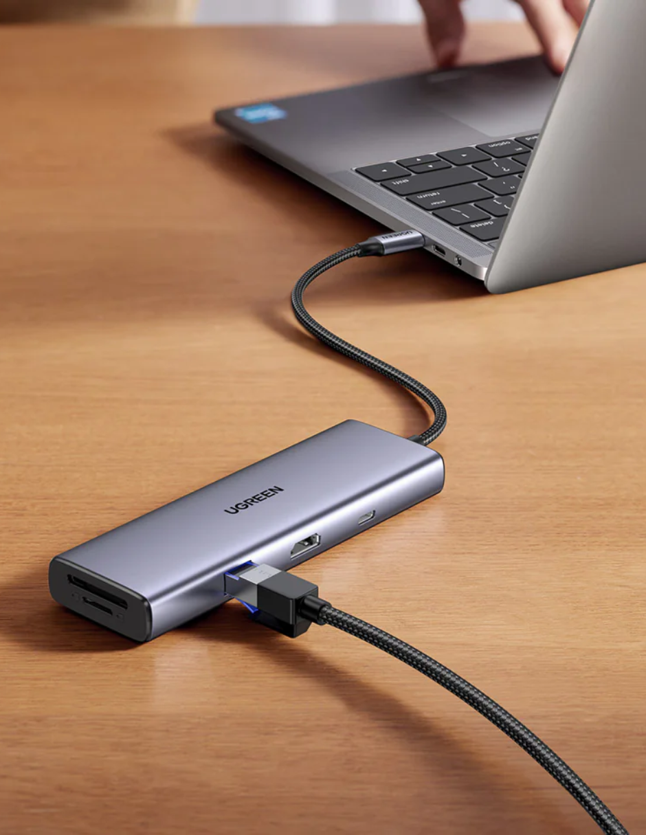 Foto 4 pulgar | Hub 9 En 1 Ugreen 2 Usb-a, 3 Usb-c, 1 Hdmi 4k/60hz, Sd/tft Y Ethernet