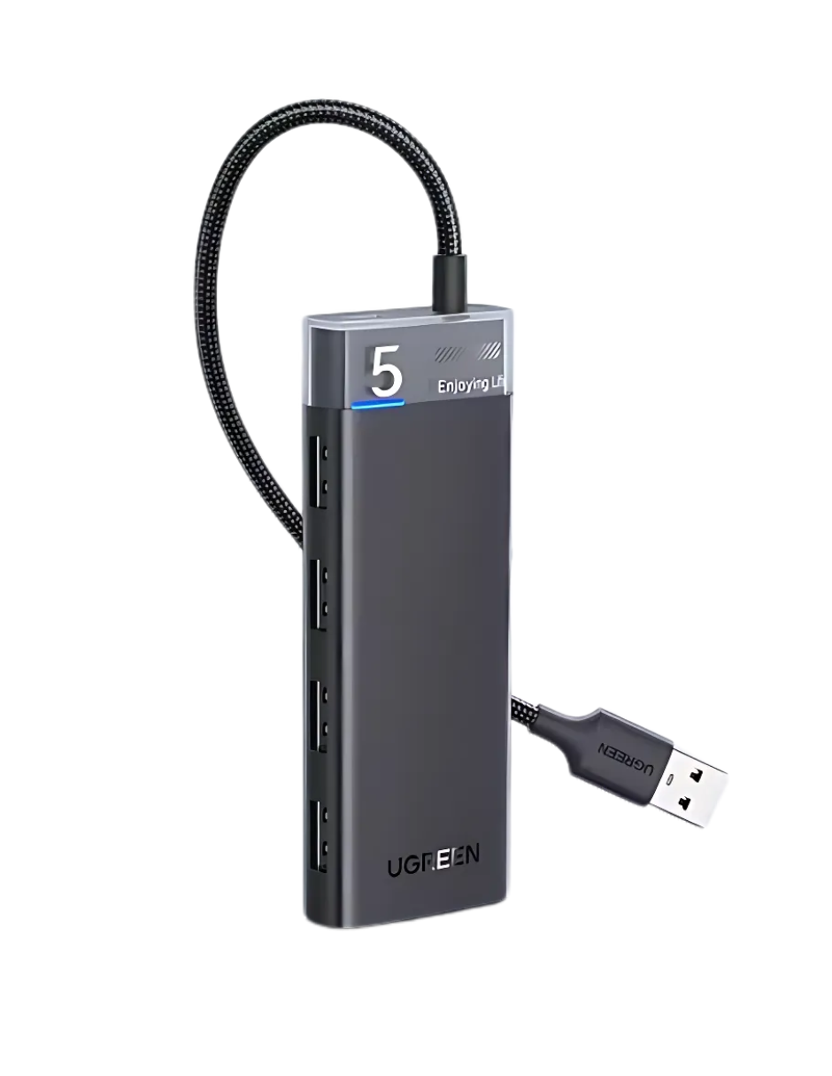 Foto 2 pulgar | Hub Usb-c 4 En 1 Cm653 Ugreen Usb-a 3.0 Con Indicador Led 5gbps