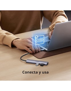 Foto 4 | Hub Usb-c 4 En 1 Cm473 Ugreen 2 Usb-a 3.0 Y 2 Usb-c 5gbps