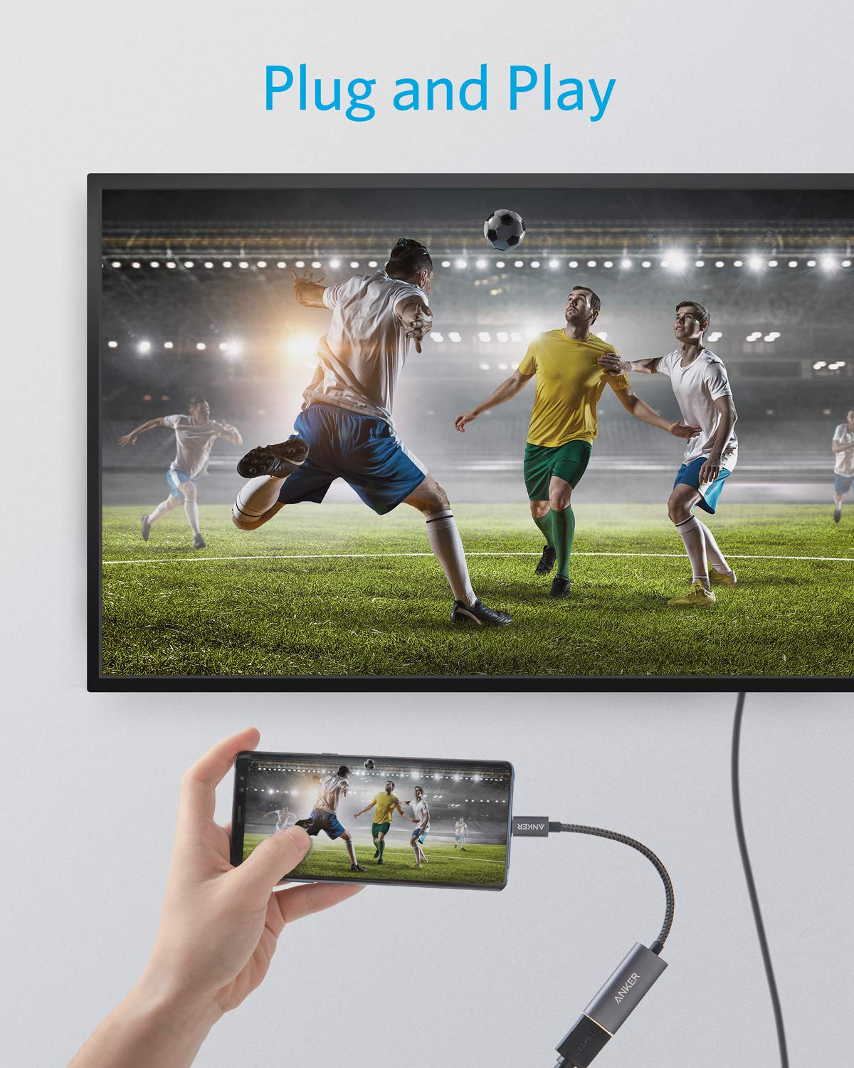 Foto 4 pulgar | Adaptador Usb C A Hdmi Anker 310 Usb-c 4k Hdmi De Aluminio - Venta Internacional.