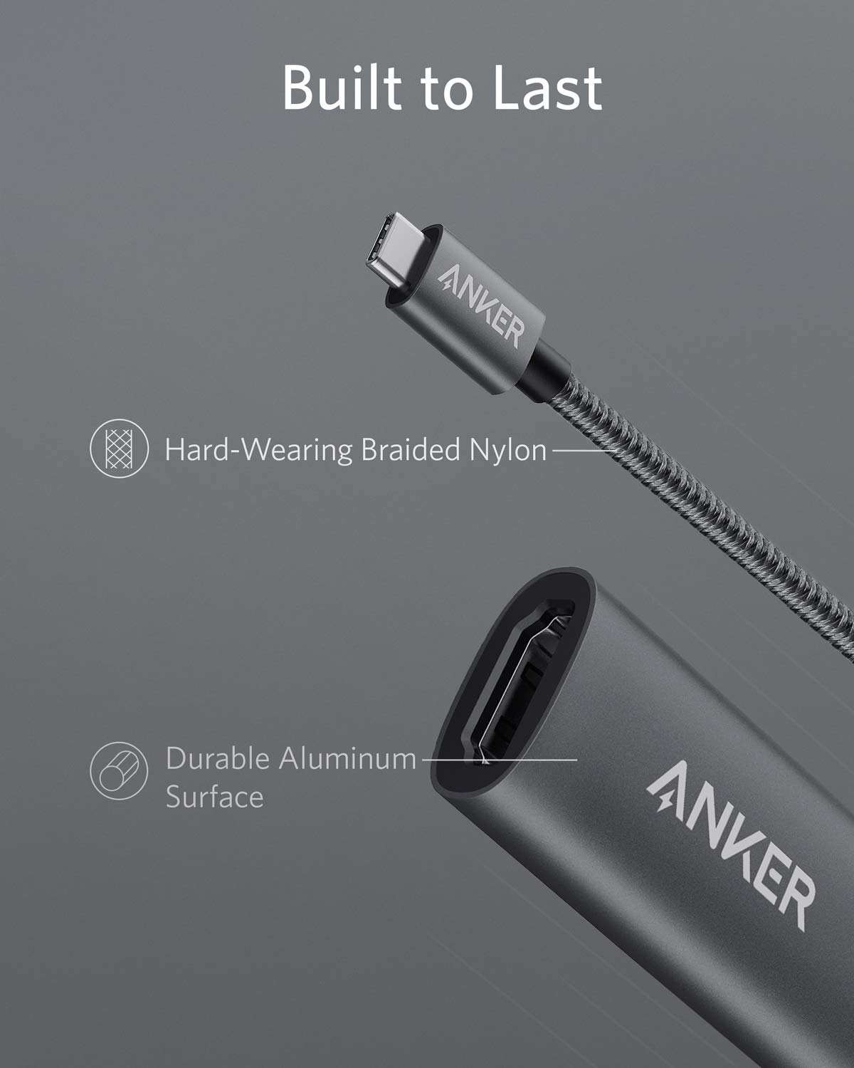 Foto 7 pulgar | Adaptador Usb C A Hdmi Anker 310 Usb-c 4k Hdmi De Aluminio - Venta Internacional.