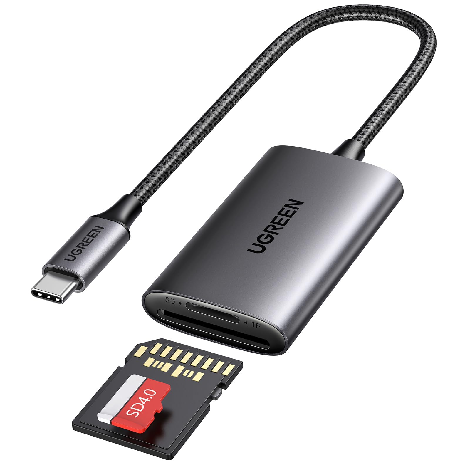 Foto 2 pulgar | Lector De Tarjetas Ugreen Uhs-ii Usb C Sd 4.0 Para Iphone, Ordenador Portátil - Venta Internacional.