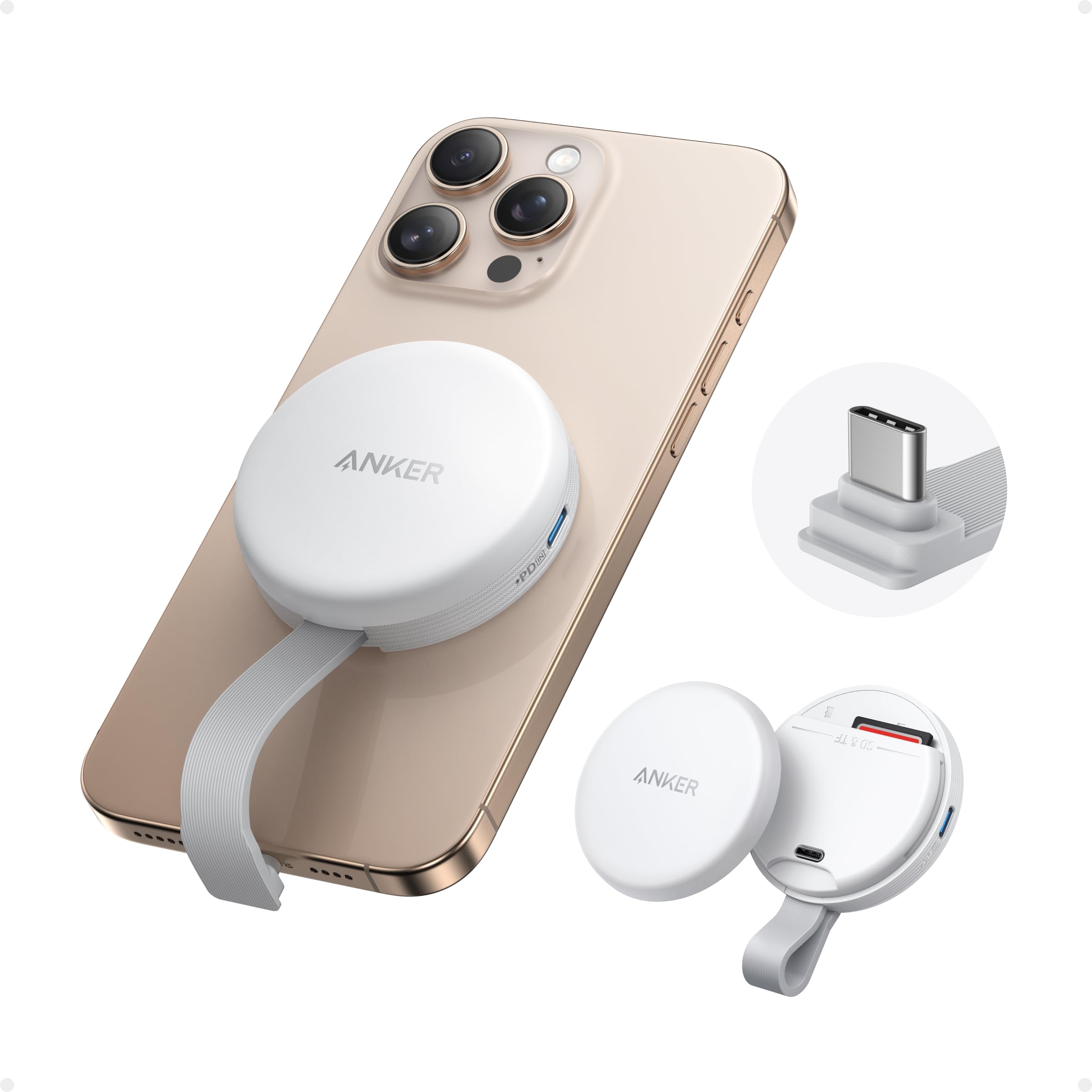 Foto 1 | Adaptador Usb-c Anker Maggo, Lector De Tarjetas Sd Para Iphone 16/15 - Venta Internacional.