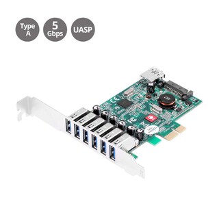Foto 2 | Usb 3.0 Pcie I/e Siig Ju-p70011-s1 Con Chipset Renesas De 7 Puertos - Venta Internacional.