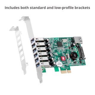 Foto 5 | Usb 3.0 Pcie I/e Siig Ju-p70011-s1 Con Chipset Renesas De 7 Puertos - Venta Internacional.