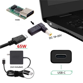 Foto 3 | Adaptador Conversor Chenyang Usb C A Dc 7,9 X 5,4 Mm Pd 65 W - Venta Internacional.