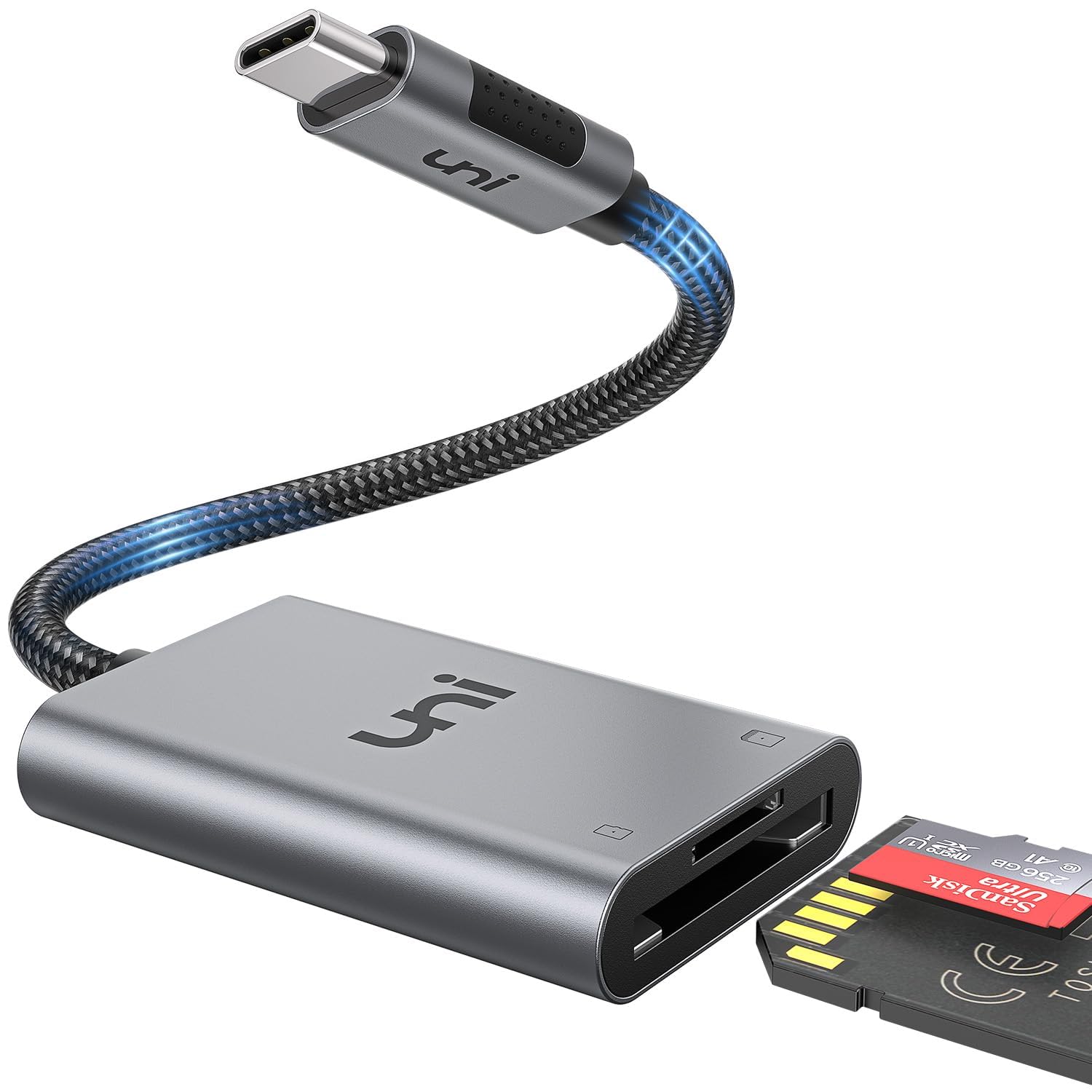 Foto 2 pulgar | Lector De Tarjetas Sd Usb C, Adaptador Micro Sd Robusto, Android - Venta Internacional.
