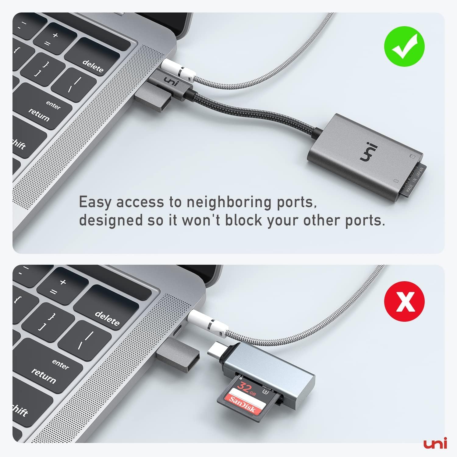 Foto 5 | Lector De Tarjetas Sd Usb C, Adaptador Micro Sd Robusto, Android - Venta Internacional.