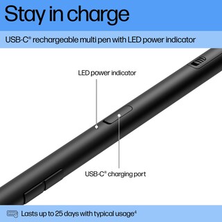 Foto 6 | Pluma Múltiple Recargable Compatible Con Hp 700 Con Carga Usb-c - Venta Internacional.