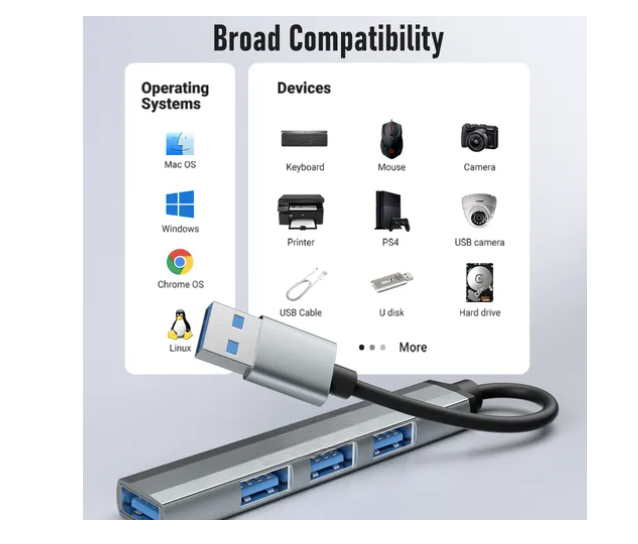 Foto 2 | Estación Xtellar De Acoplamiento De 4 Puertos Usb 3.0