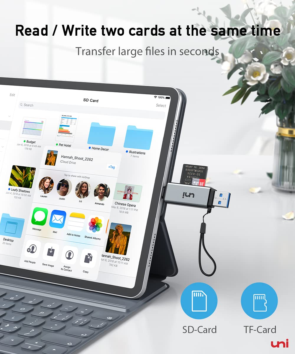 Foto 5 | Lector De Tarjetas De Memoria Lector De Tarjetas Sd Uni Usb C Usb 3.0 - Venta Internacional.