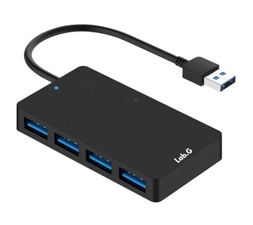 Foto 1 | Conector Múltiple Usb 3.0 De 4 Puertos Negro