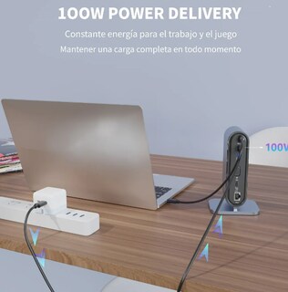 Foto 4 | Adaptador Multipuerto Xtellar 12 en 1 Usb-c Hdmi 4k Ethernet y Usb 3.0