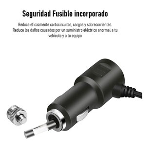 Foto 5 | Adaptador Múltiples Puertos Usb Cargador De Coche Con Luces Belug Negro