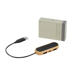 Foto 6 | Hub USB Promo Opción de Bambú
