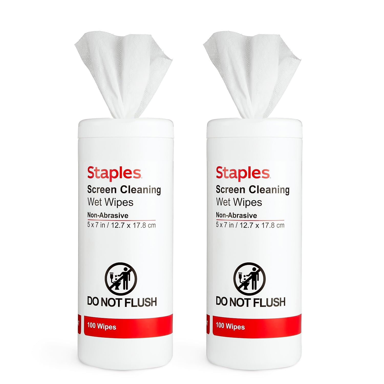 Foto 1 | Toallitas Limpiaparabrisas Staples 100 Toallitas Húmedas, Paquete De 2 - Venta Internacional.
