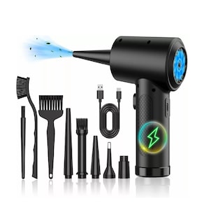 Foto 2 | Kits Limpieza Pc Inalámbrico Aire Soplador Plumero 51000rpm Negro