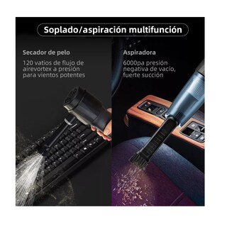 Foto 3 | Limpieza Pc Inalámbrico Plumero Aire Soplador Aspirador Eo Safe Imports Esi-9575 Negro