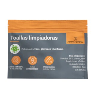 Foto 3 | Kit Limpieza Pc Perfect Choice Espuma Toalla Paño Limpiador
