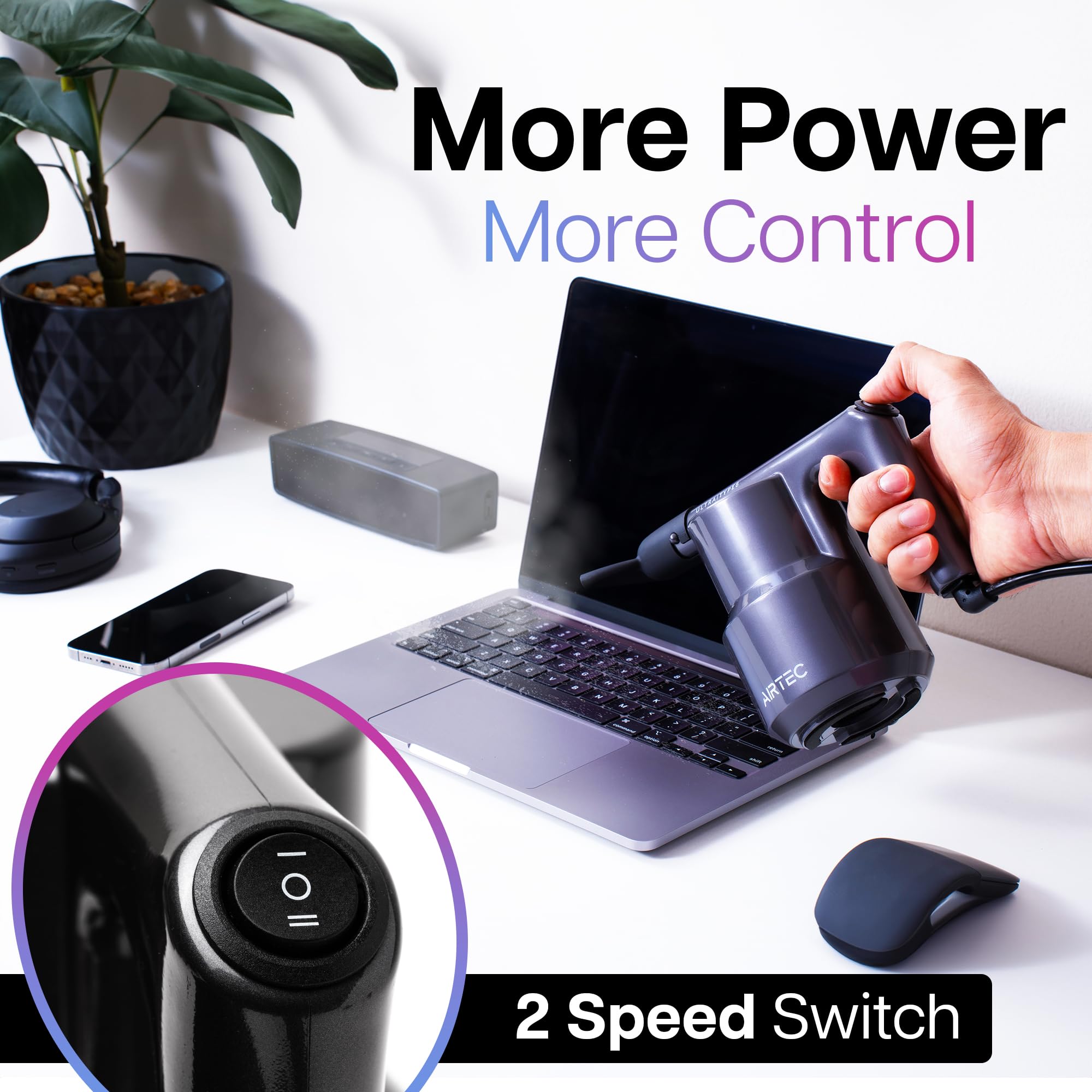 Foto 3 pulgar | Plumero Eléctrico Con Soplador De Aire It Plusters Airtec Ultra Tipo 6 - Venta Internacional.