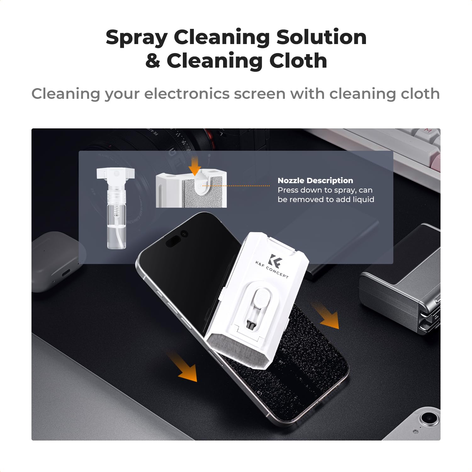 Foto 5 pulgar | Kit De Limpieza K&f Concept 8 En 1 Airpods Para Iphone Macbook - Venta Internacional.