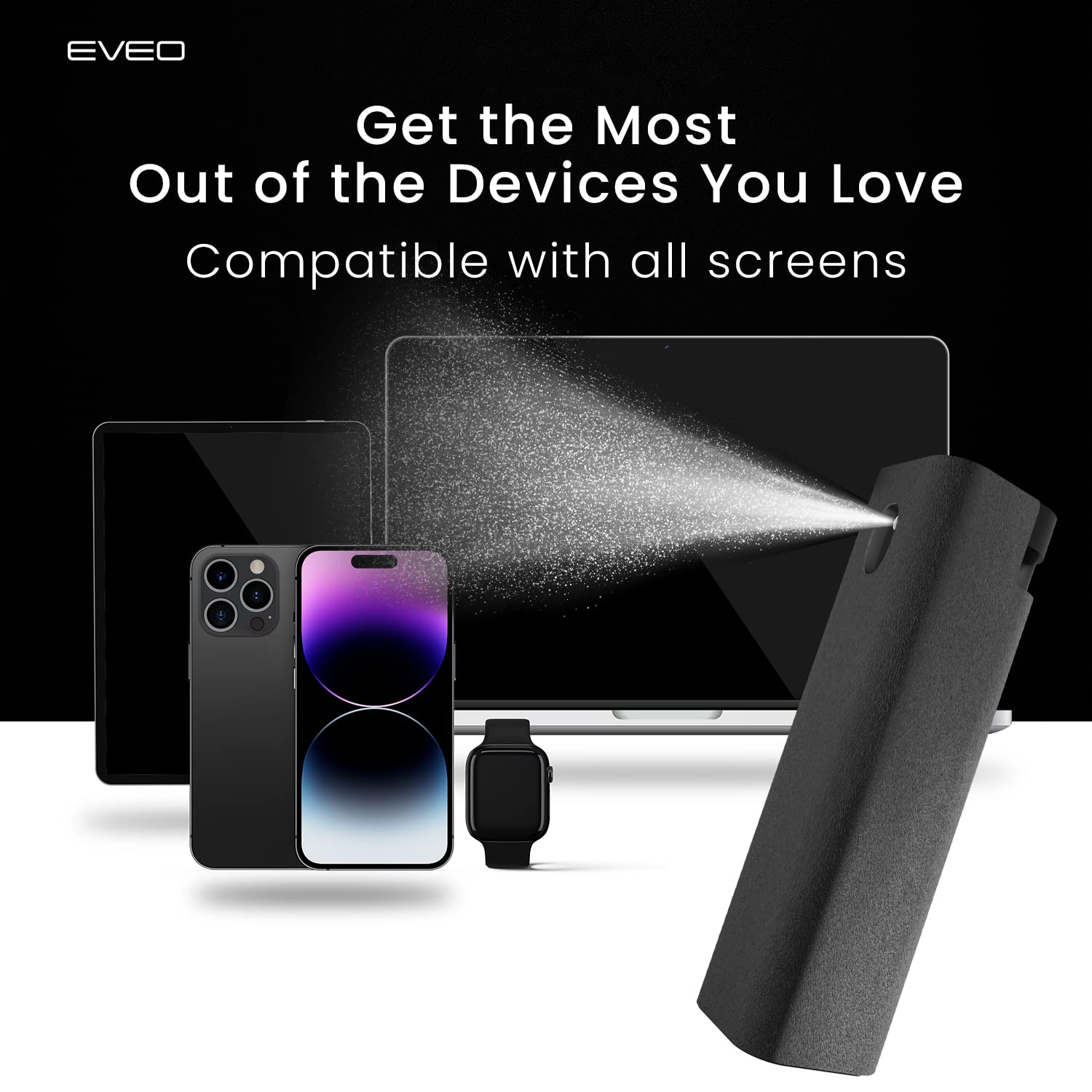 Foto 3 pulgar | Limpiador De Pantalla Eveo Para Teléfono, Ordenador, Portátil Y Tableta - Venta Internacional.