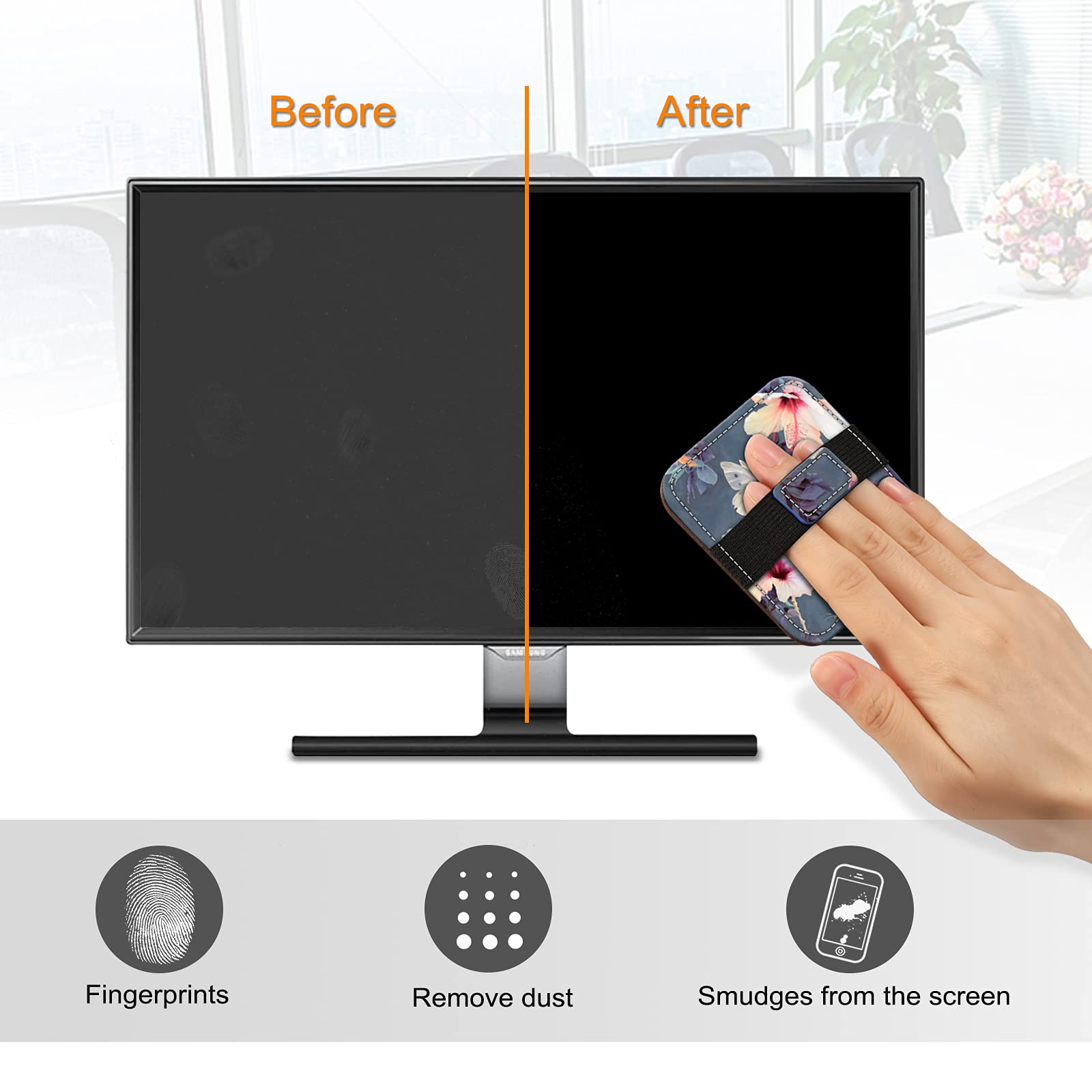 Foto 5 pulgar | Almohadilla Limpiadora De Pantalla Fintie Para Ipad, Iphone Y Macbook 4 Pack - Venta Internacional.
