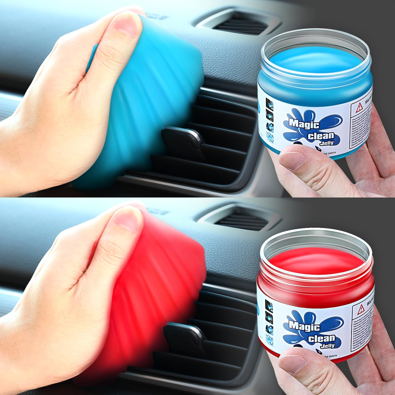 Foto 4 | Gel Limpiador Dna Motoring Tools-00147 Para Coche, Hogar Y Oficina, Azul+rojo - Venta Internacional.
