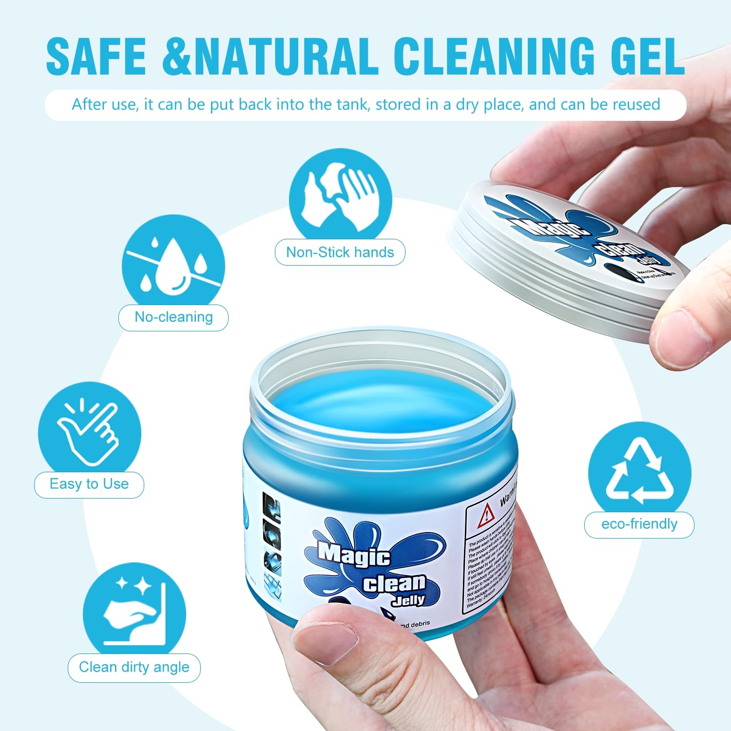 Foto 6 pulgar | Gel Limpiador Dna Motoring Tools-00147 Para Coche, Hogar Y Oficina, Azul+rojo - Venta Internacional.