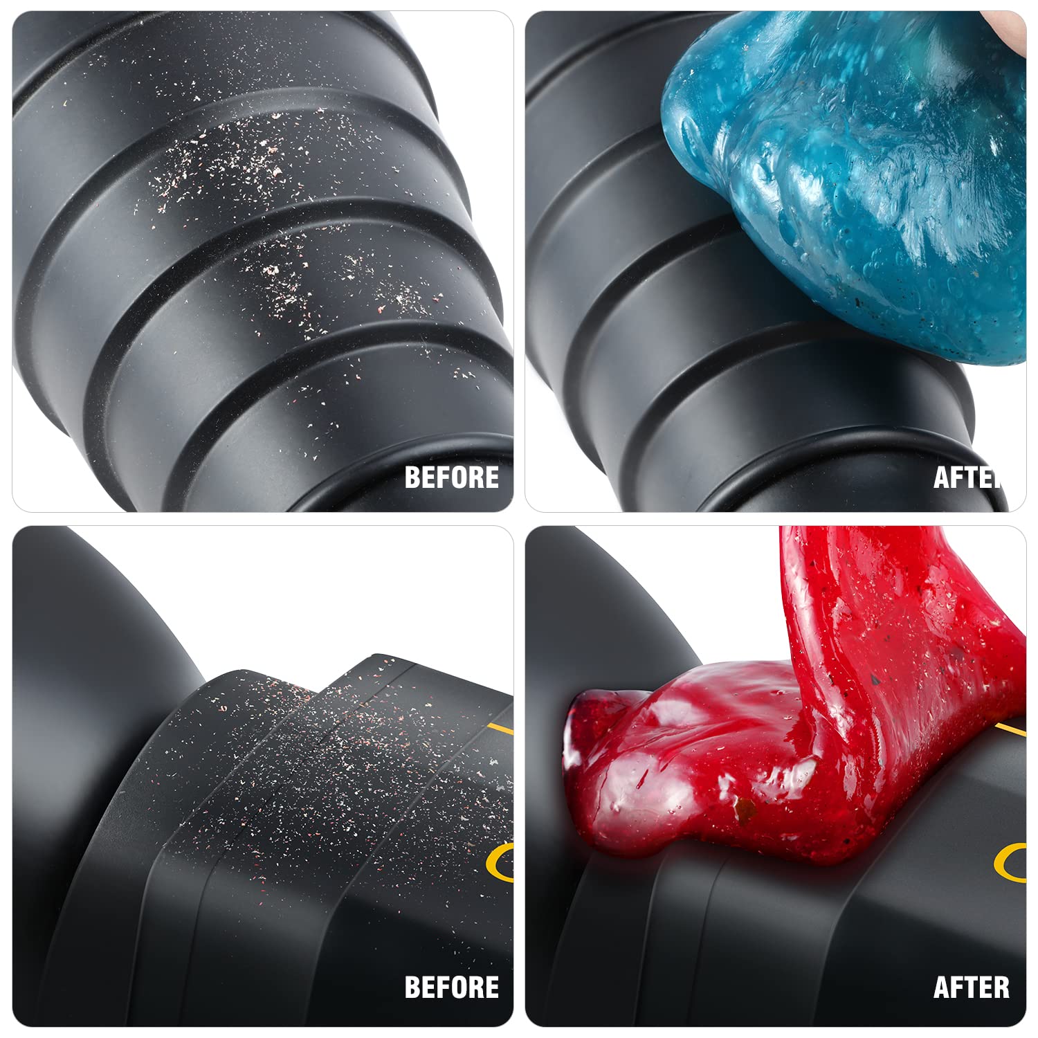 Foto 6 | Gel Limpiador Dna Motoring Tools-00147 Para Coche, Hogar Y Oficina, Azul+rojo - Venta Internacional.