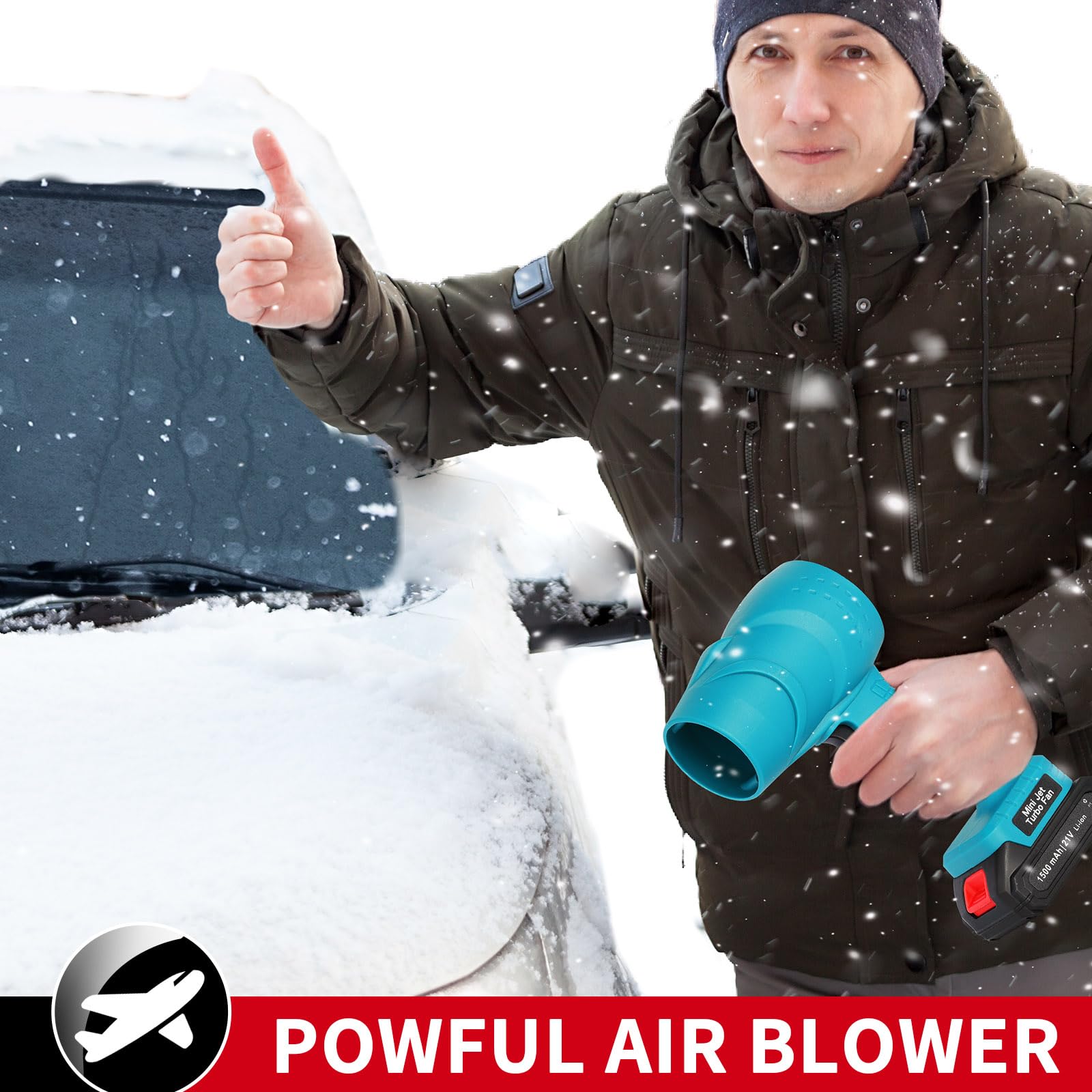 Foto 6 pulgar | Secador De Coche Turbodry Con Ventilador Fostex, Recargable, 1050 W, 21 V - Venta Internacional.
