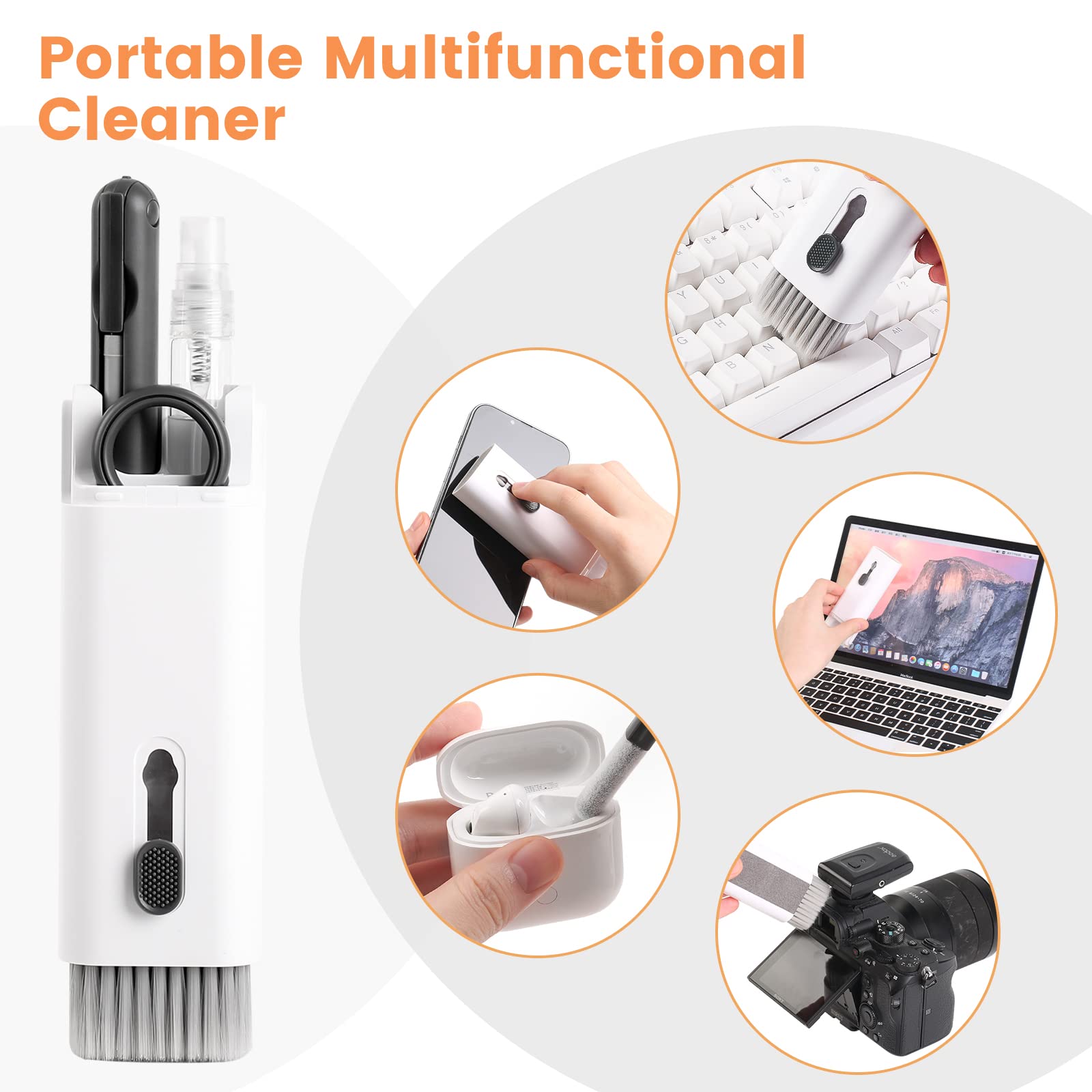 Foto 6 | Kit De Limpieza Vubojo 7 En 1 Para Monitor, Teclado, Airpods, Macbook - Venta Internacional.