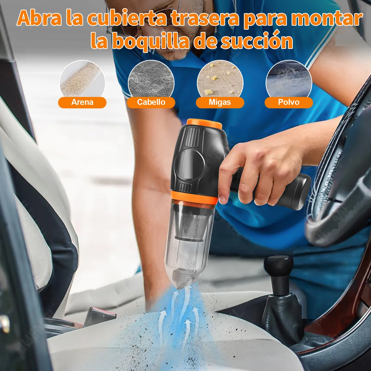 Foto 4 pulgar | Kit Limpieza Pc Inalámbrico Aire Soplador Eo Safe Imports Esi-20135 Negro
