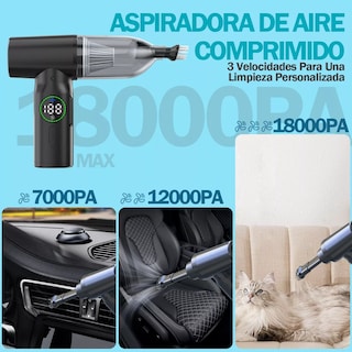 Foto 2 | Soplador de Aire Comprimido Eléctrico Aspiradora Eo Safe Imports Esi-16004 Negro