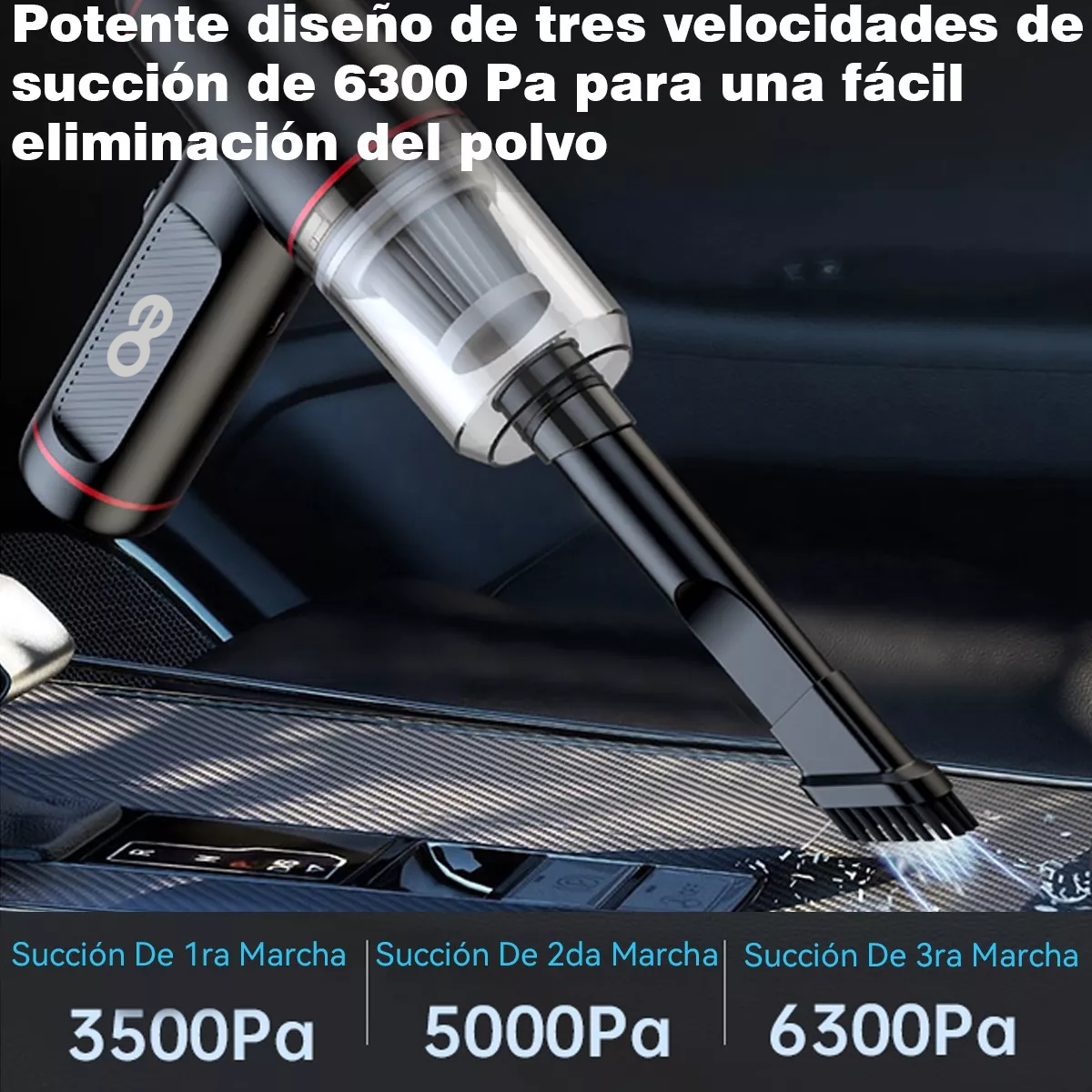 Foto 4 pulgar | Kit Limpieza Pc Inalámbrico Aire Soplador Portátil Eo Safe Imports Esi-16002-1 Negro