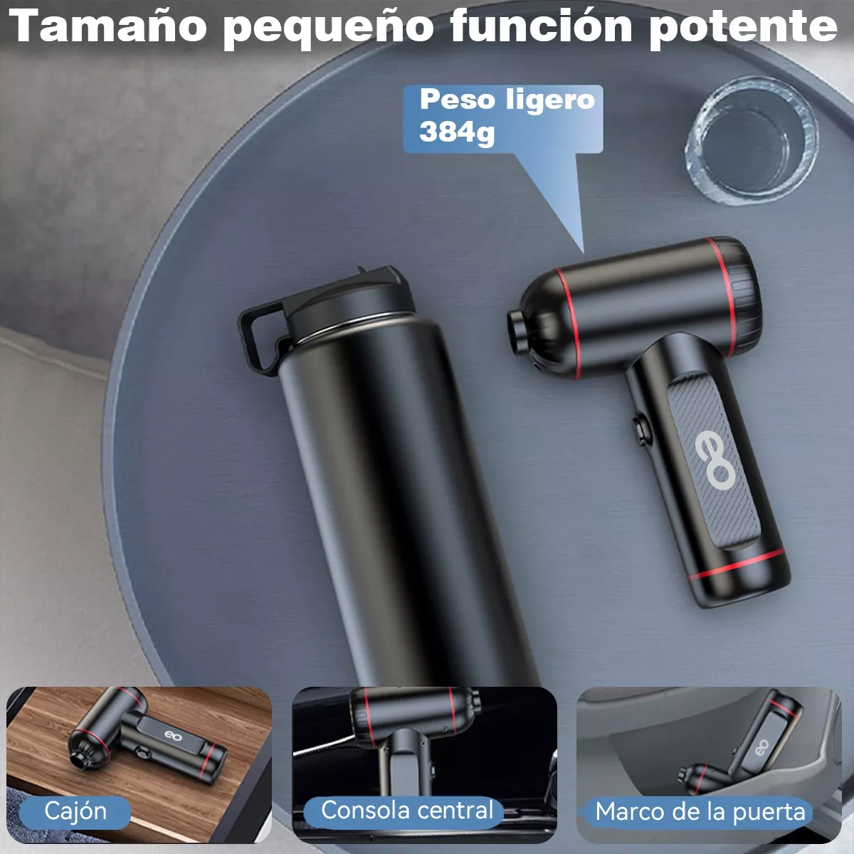 Foto 6 pulgar | Kit Limpieza Pc Inalámbrico Aire Soplador Portátil Eo Safe Imports Esi-16002-1 Negro