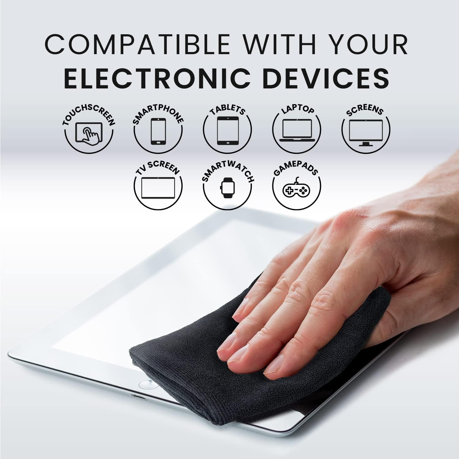 Foto 6 | Toallitas Limpiadoras De Pantalla Eveo Electronic Para Tv, Computadora, Computadora Portátil - Venta Internacional.